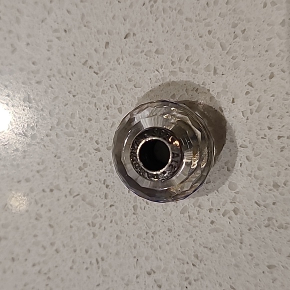 EUC Pandora snake skin pattern murano glass charm - Picture 3 of 4